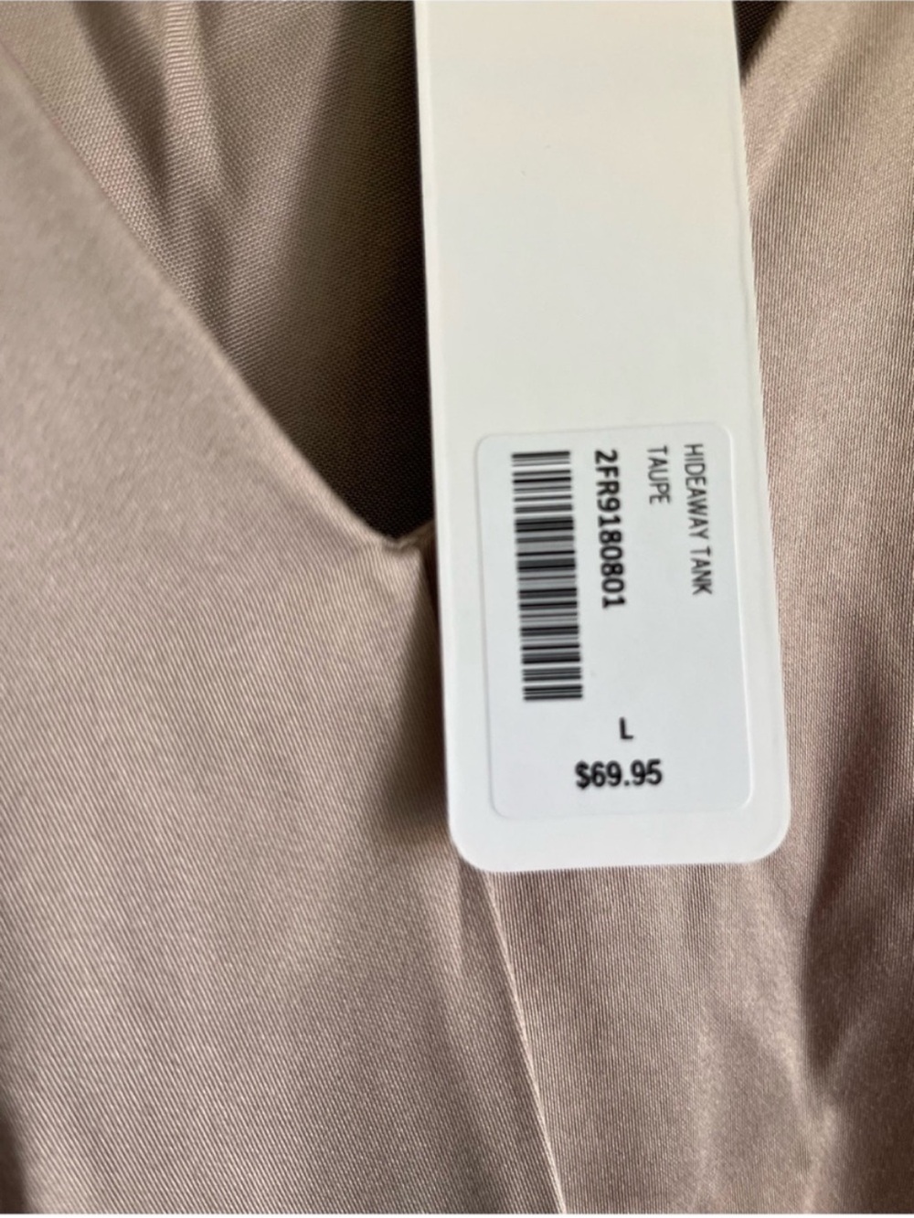 Soft Surroundings Hideaway Taupe Modal Sleeveless Tank Top NWT Large - Picture 4 of 5